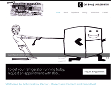 Tablet Screenshot of bobsiceboxrepair.com